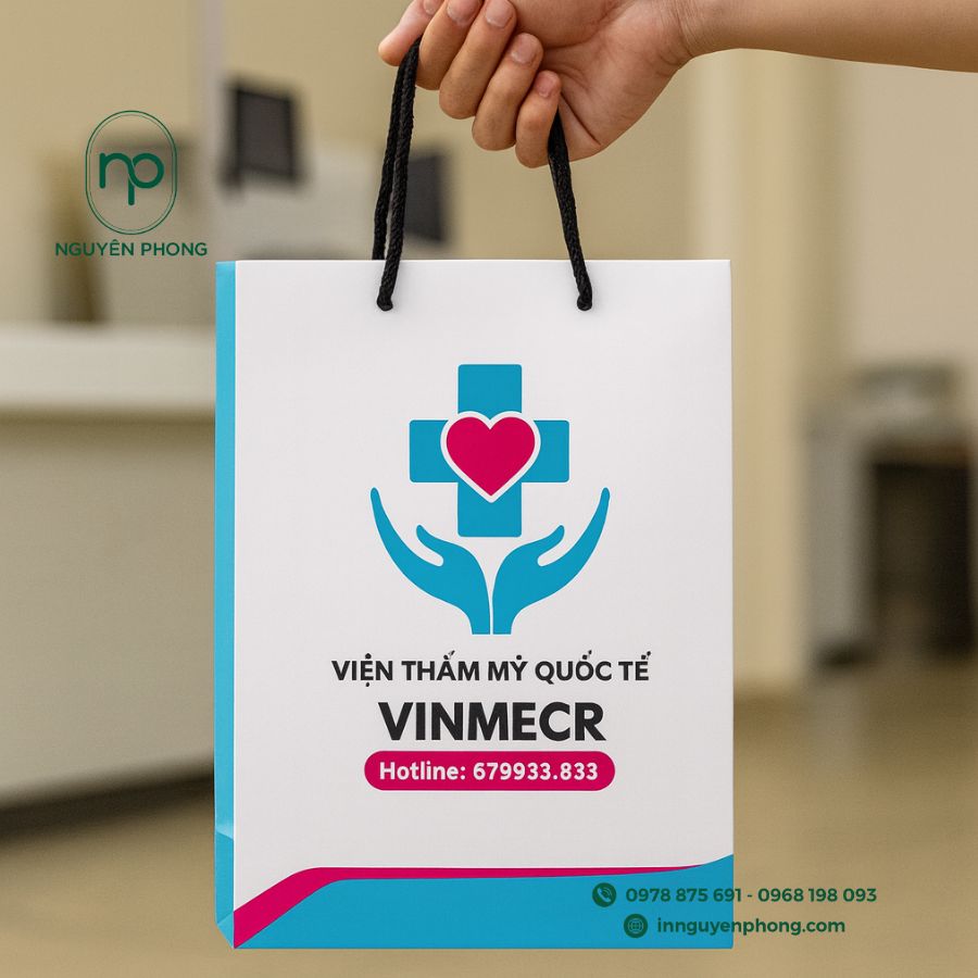 In túi giấy bệnh viện,phòng khám